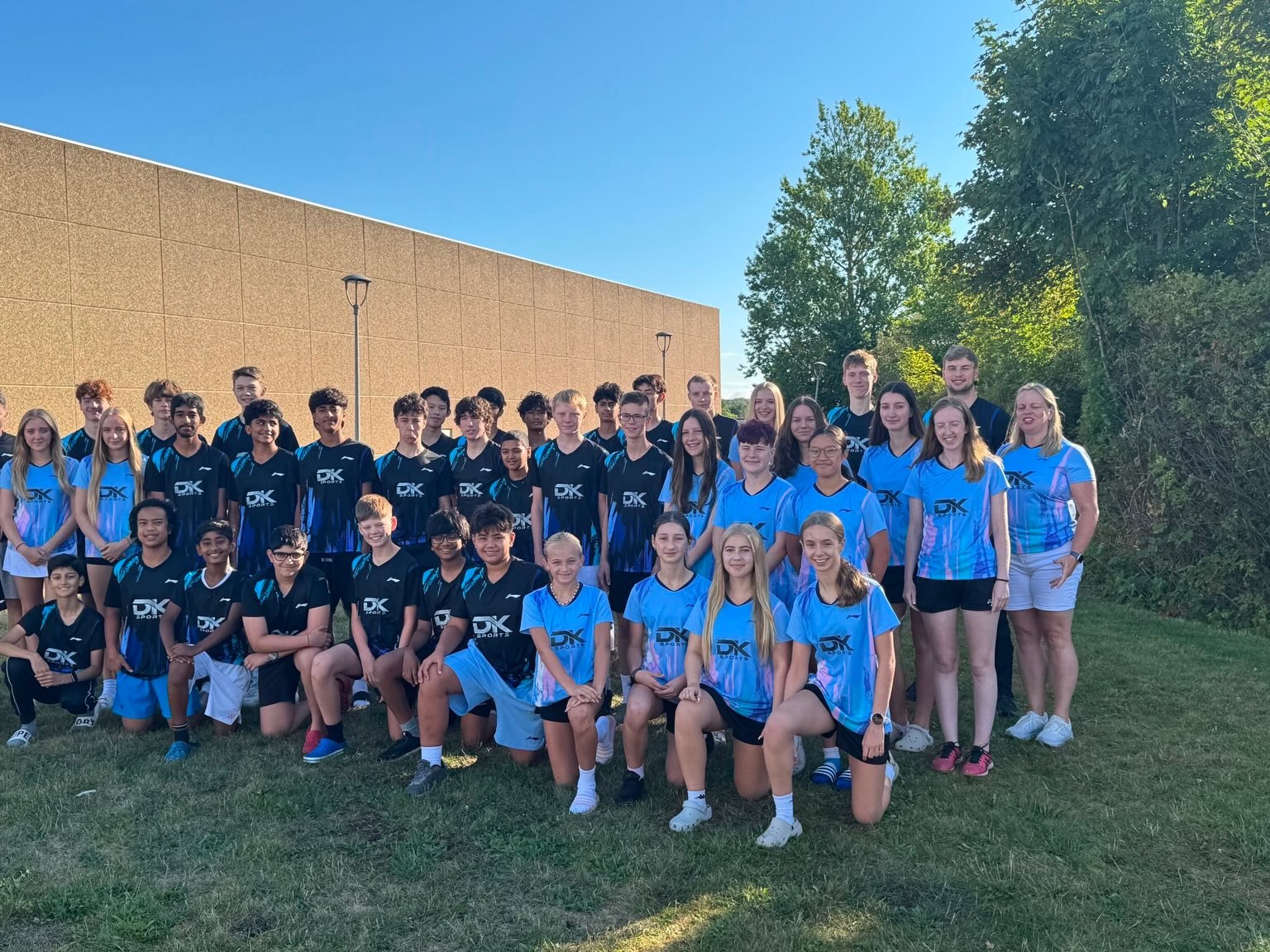 Players and coaches together at the DKWay training camp in Denmark